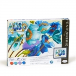 DIMENSIONS 91657 BLUE POPPIES ( FLOWERS ) PAINT BY NUMBER ( 11PULGX14PULG )