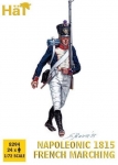 HAT 8294 1:72 NAPOLEONIC 1815 FRENCH INFANTRY MARCHING ( 24 )