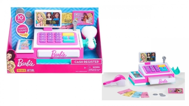 barbie small cash register toys games pretend play umoonproductionscom