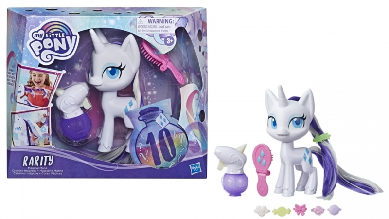 My Little Pony - Rarity Cores Mágicas - E9104 - Hasbro - Real Brinquedos