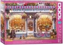 EUROGRAPHICS 6000-5520 CUPS CAKES & CO BY G WALTON PUZZLE 1000 PIEZAS