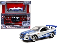 JADA 31288 1:55 FAST AND FURIOUS BUILD N COLLECT - BRIANS NISSAN SKYLINE GT-R