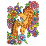 DIMENSIONS 91740 GIRAFFES PENCIL BY NUMBER ( 9PULGX12PULG )
