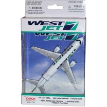 REALTOY RT7374 WESTJET AIRLINER ( 5PULG WINGSPAN ) ( DIECAST )