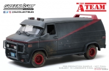 GREENLIGHT 84112 1983 GMC VANDURA WEATHERED VERSION WITH BULLET HOLES *THE A-TEAM 1983-87 TV SERIES* 1:24