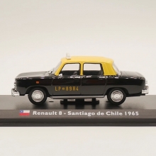MAGAZINE TX32 1965 RENAULT 8 SANTIAGO DE CHILE TAXI BLACK/YELLOW