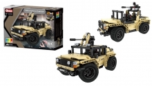 QIHUI 8022 TECH BRICKS R C ARMED OFF ROAD VEHICLE 2IN1 370PCS