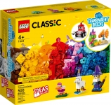 LEGO 11013 CLASSIC BRICKS CREATIVOS TRANSPARENTES