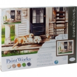 DIMENSIONS 91742 LAZY DOG DAY PAINT BY NUMBER ( 20 PULGX14 PULG )