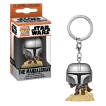 FUNKO 53046 POP KEYCHAINS THE MANDALORIAN MANDO W BLASTER