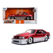 JADA 32666 1:24 BTM - 1989 FORD MUSTANG GT - CANDY RED