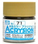 MRHOBBY 11287 N71 ACRYSION COLOR MIDDLE STONE