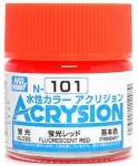 MRHOBBY 11297 N101 ACRYSION COLOR FLUORESCENT RED