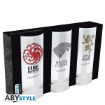 ABYSSE ABYVER058 GAME OF THRONES 3 GLASS SET