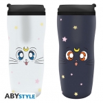 ABYSSE ABYTUM031 SAILOR MOON LUNA & ARTEMIS TRAVEL TUMBLER 12 ONZAS