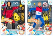 MCTOYS 90730 WORLD PEACEKEEPERS SPORT & ADVENTURE 4 DIFERENT OPTIONS ( SNOWBOARD SKIING DIVER SURFER )