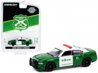 GREENLIGHT 30237 2008 DODGE CHARGER POLICE CARABINEROS DE CHILE, GREEN WHITE