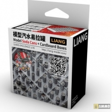 AMMO MIG JIMENEZ LIANG-0412 MODEL SODA CANS + CARDBOARD BOXES 2000S-2020S