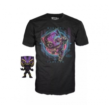 FUNKO 64627 POP BOXED TEE MARVEL BLACK PANTHER L