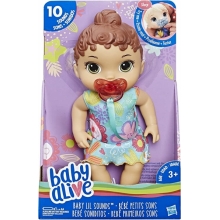 HASBRO E3688 BABY ALIVE BABY LIL SOUNDS BRN HAIR