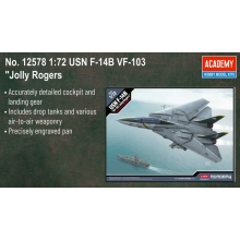 ACADEMY 12578 1:72 USN F 14 B VF 103 JOLLY ROGERS