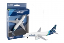 REALTOY RT3994 ALASKA AIRLINES B737 ( 5 PULG WINGSPAN ) ( DIECAST )