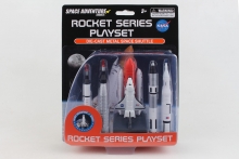 REALTOY RT9123 SPACE SHUTTLE & 4 ROCKETS PLASTIC PLAYSET