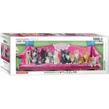 EUROGRAPHICS 6010-5629 KITTY CAT COUCH PUZZLE 1000 PIEZAS