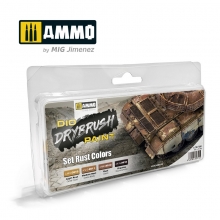 AMMO MIG JIMENEZ AMIG7302 DRYBRUSH SET COLORES OXIDO