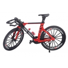 GOLDENWHEELS 9617-08A 1:10 DIECAST MOUNTAIN BIKE, RED BLACK