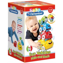 CLEMENTONI 17111 JUEGO DE ENCAJE AUTITOS