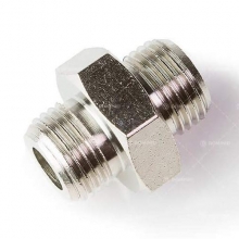 HARDER & STEENBECK 105773 DOUBLE NIPPLE 2X G 1/8 MALE THREAD