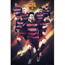 SMARTCIBLE SP1287 POSTER MAXI BARCELONA PLAYERS
