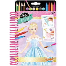 BUKI CM101 LIBRETA DE MODA VESTIDOS DE PRINCESA