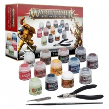 WARHAMMER 52170299002 AGE OF SIGMAR PAINTS + TOOLS SET