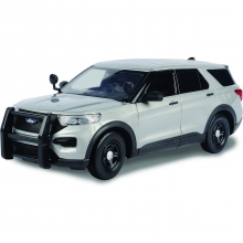MOTORMAX 76990 1:24 2022 FORD POLICE INTERCEPTOR UTILITY WITH SLICK TOP & PUSH BUMPERS