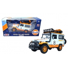 MOTORMAX 79658 1:24 OFF ROAD TOYOTA FJ40 WITH GULF LIVERY