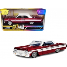 MOTORMAX 79021 1:24 1964 CHEVY IMPALA RED OR BLUE