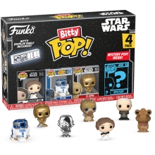 FUNKO 71512 BITTY POP STAR WARS LEIA 4 FIGURAS