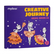 MIDEER MD4218 COLORING BOOK CREATIVE JOURNEY ( FULL CHINESE VERSION )