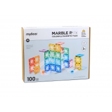 MIDEER MD1166 COLORFUL MAGNETIC TILES MARBLE RUN 100 PIEZAS