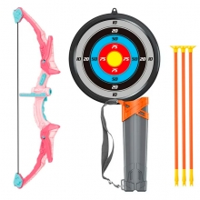 GIGATOYS 8008 LIGHT BOW AND ARROW SET PINK