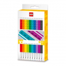 LEGO 53100 ICONIC WRITING INST GEL PENS 10 PACK