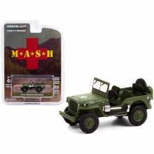 GREENLIGHT 44900A 1942 WILLYS MB JEEP ( MASH 1972-83 TV SERIES ) HOLLYWOOD SERIES 30, GREEN