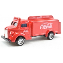 MOTORCITY 440537 1:87 1947 COCA COLA BOTTLE TRUCK RED