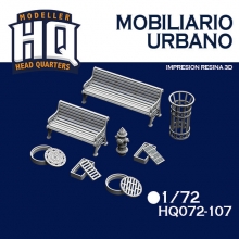 HQ MOBILIARIO URBANO 1/72