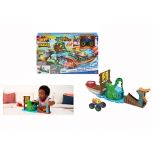 MATTEL HGV14 HOT WHEELS MONSTER TRUCKS ATAQUE DEL COCODRILO HAMBRIENTO