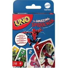 MATTEL HXY08 UNO JUEGO DE CARTAS MARVEL SPIDER MAN