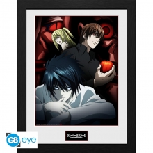 ABYSSE PFC1968 DEATH NOTE LIGHT L AND MISA FRAMED PRINT