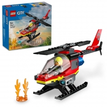 LEGO 60411 CITY HELICOPTERO DE RESCATE DE BOMBEROS
